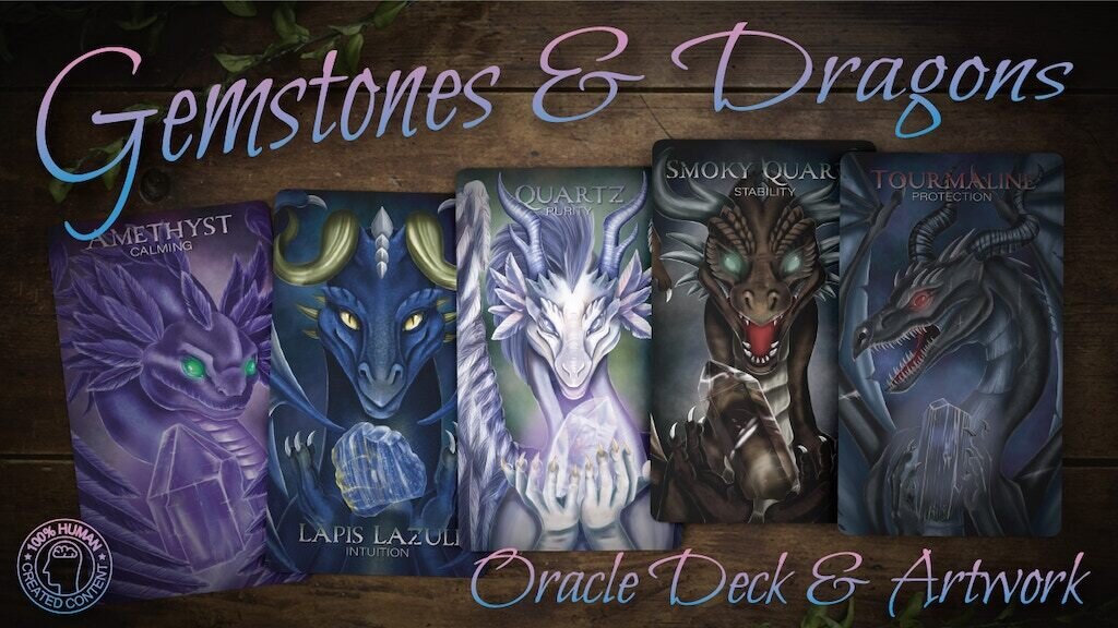 Gemstones and Dragons Oracle Deck