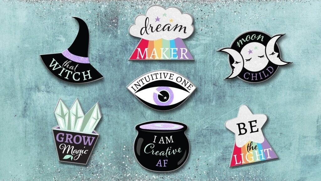 Empowering Witchy Enamel Pins and Patches